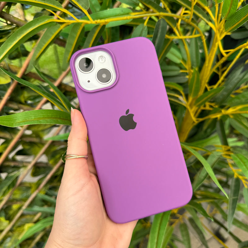 Eggplant Purple Logo Silicone Phone Case