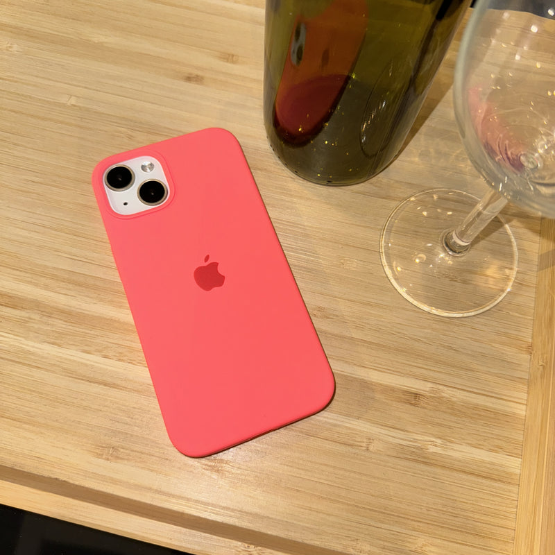 Grapefruit Pink Logo Silicone Phone Case