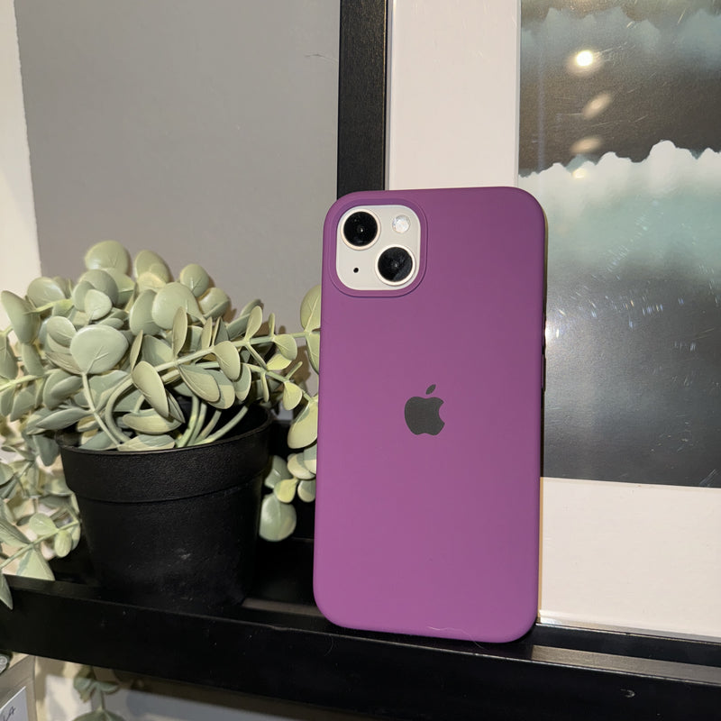 Eggplant Purple Logo Silicone Phone Case