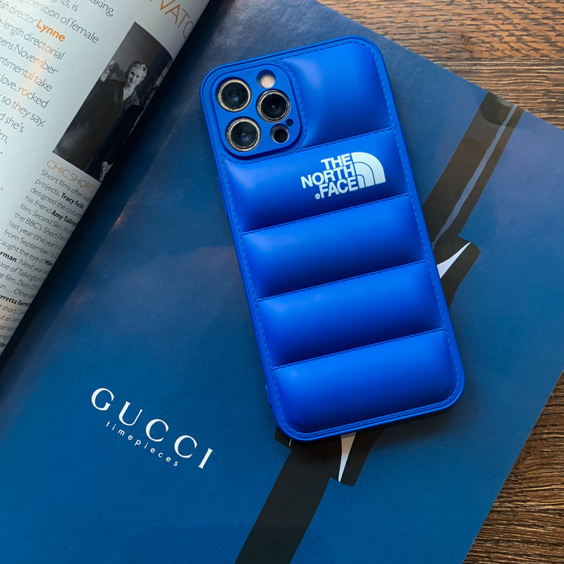 TNF Blue 3D Puffer Phone Case