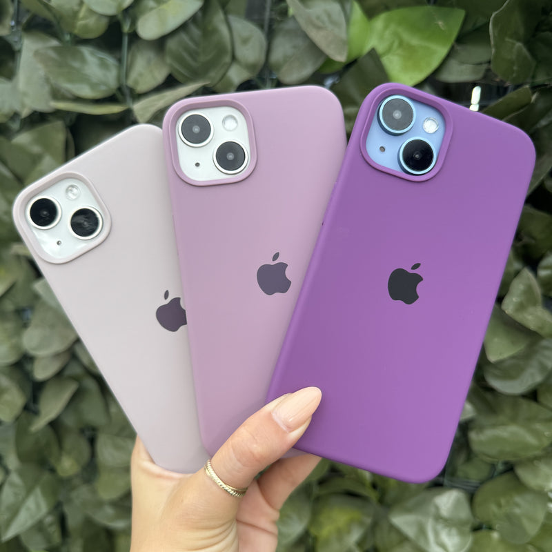 Eggplant Purple Logo Silicone Phone Case