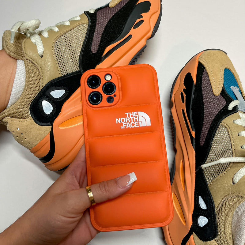 TNF Orange 3D Puffer Phone Case