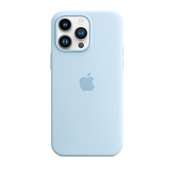 Ocean Mist Blue Logo Silicone Phone Case