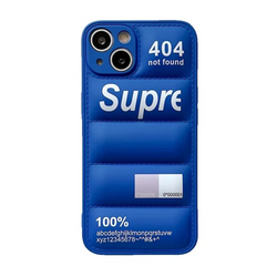 Supreme Blue 3D Puffer Phone Case