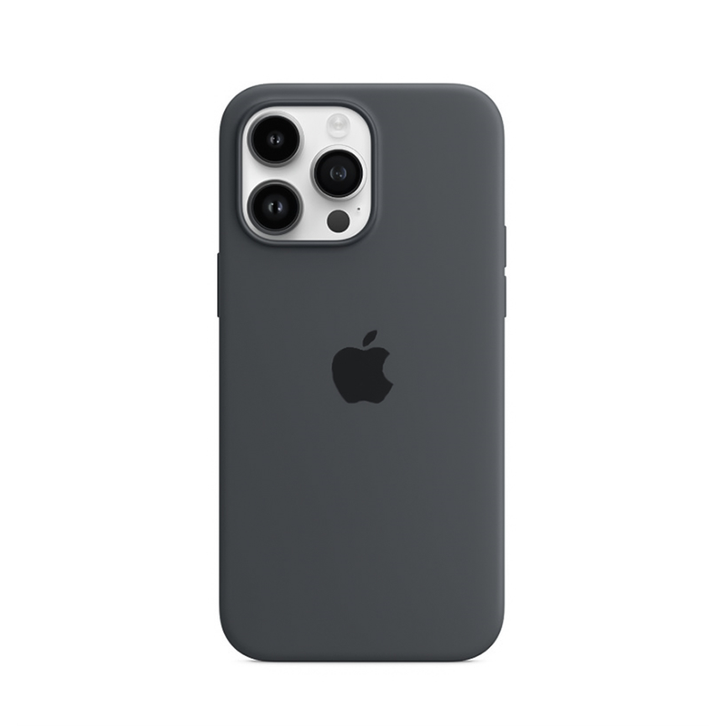 Charcoal Grey Logo Silicone Phone Case