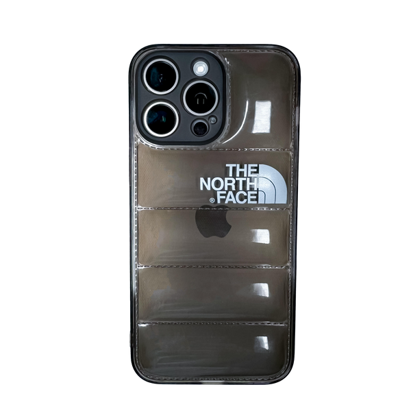 TNF Transparent Black 3D Puffer Phone Case