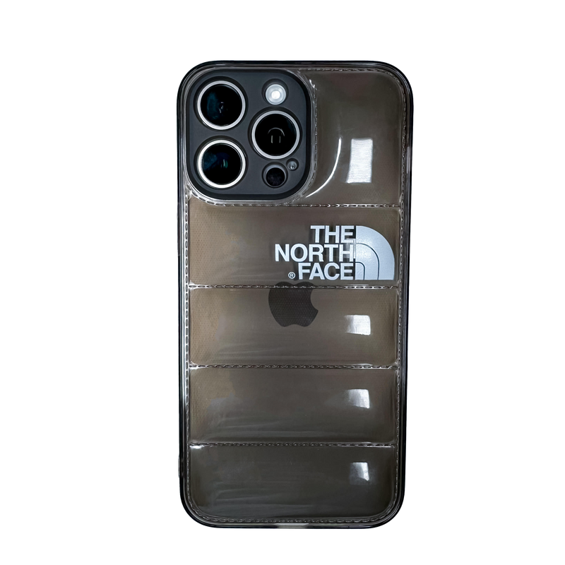 TNF Transparent Black 3D Puffer Phone Case