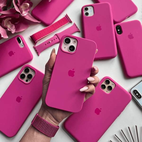 Dragonfruit Pink Logo Silicone Phone Case