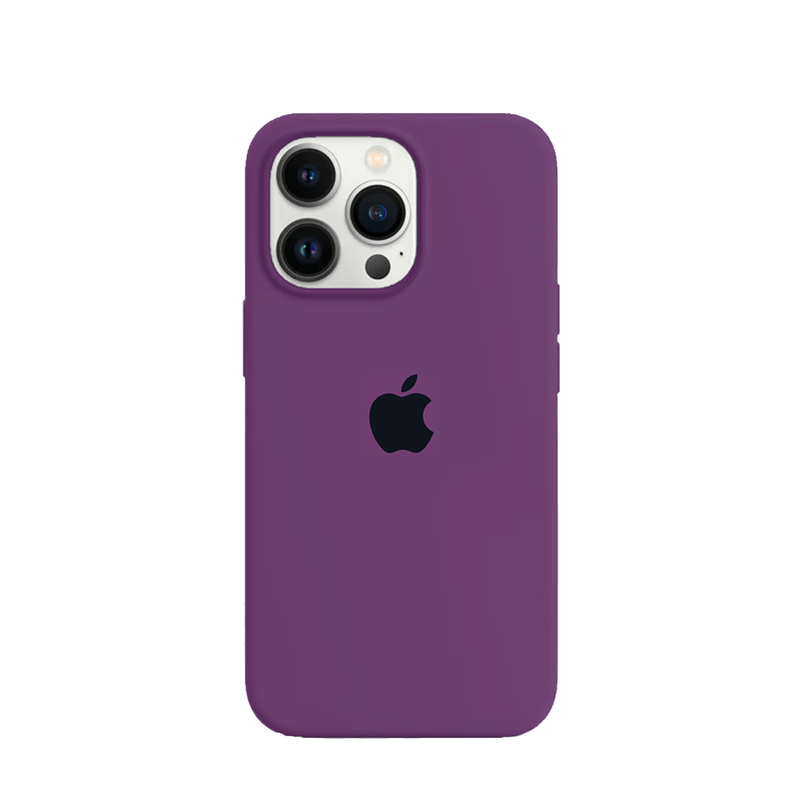 Eggplant Purple Logo Silicone Phone Case