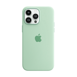 Mint Green Logo Silicone Phone Case