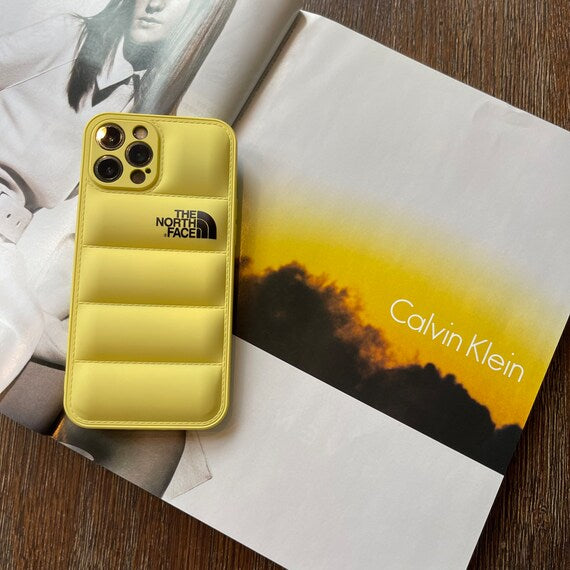 TNF Yellow 3D Puffer Phone Case