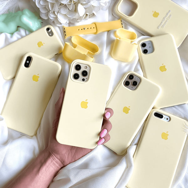 Lemonade Yellow Logo Silicone Phone Case