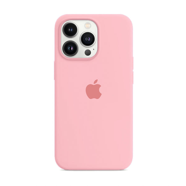 Blossom Pink Logo Silicone iPhone Case