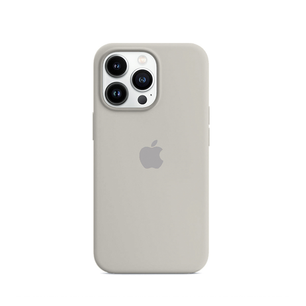 Stone Grey Logo Silicone Phone Case